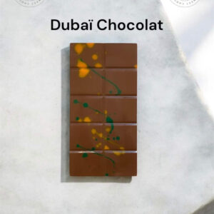 Dubai Chocolat fait maison, chocolat artisanal idéal pour accompagner un bouquet de fleurs